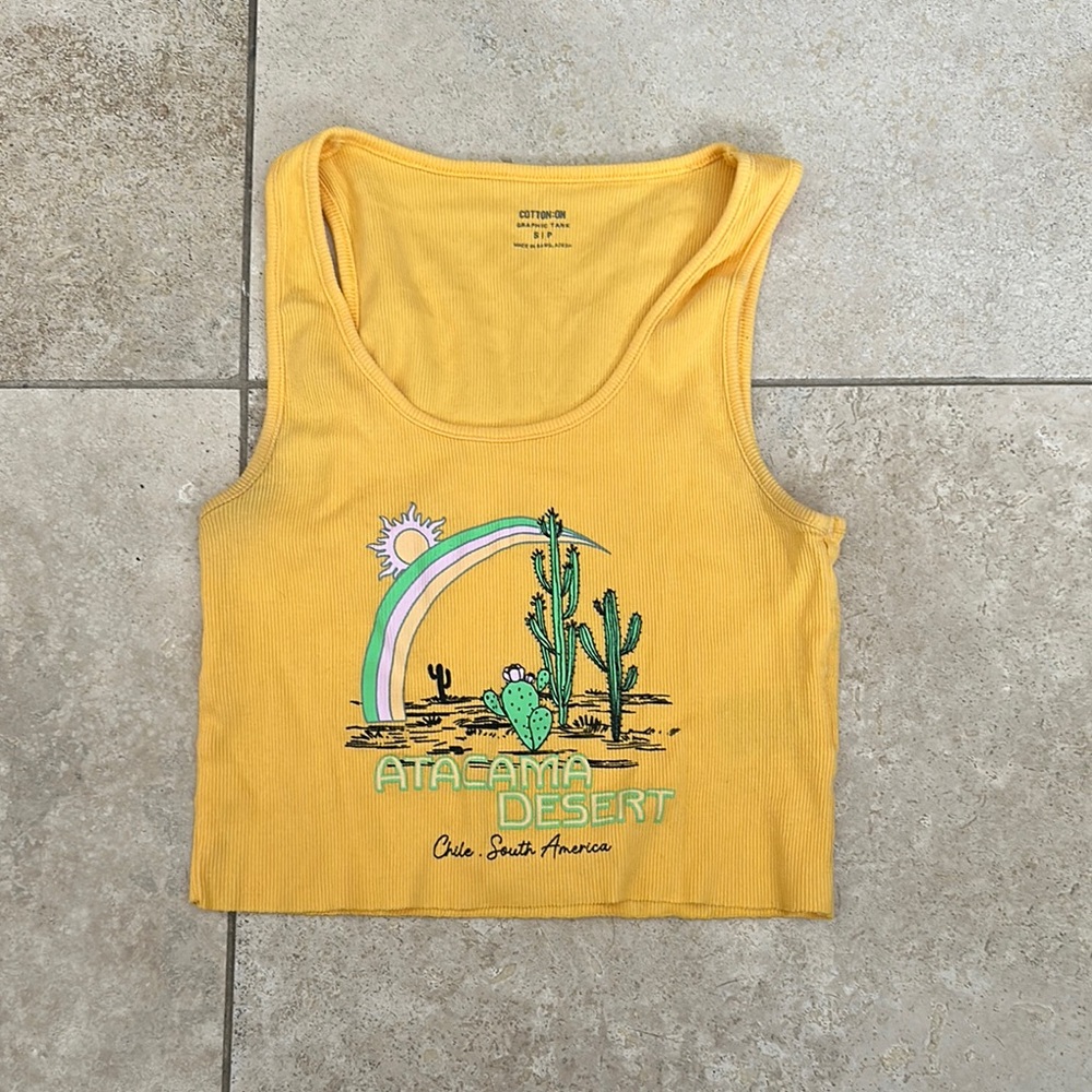 Yellow Atacama Desert Tank Top